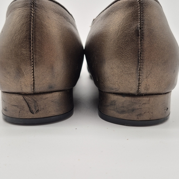 Beacon Reflections Shoes Womens 10M Bronze Colored Flats With Low Heal - Picture 6 of 8